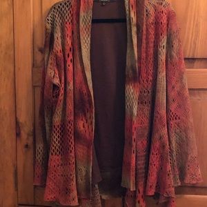 Autumn colors “netted” jacket